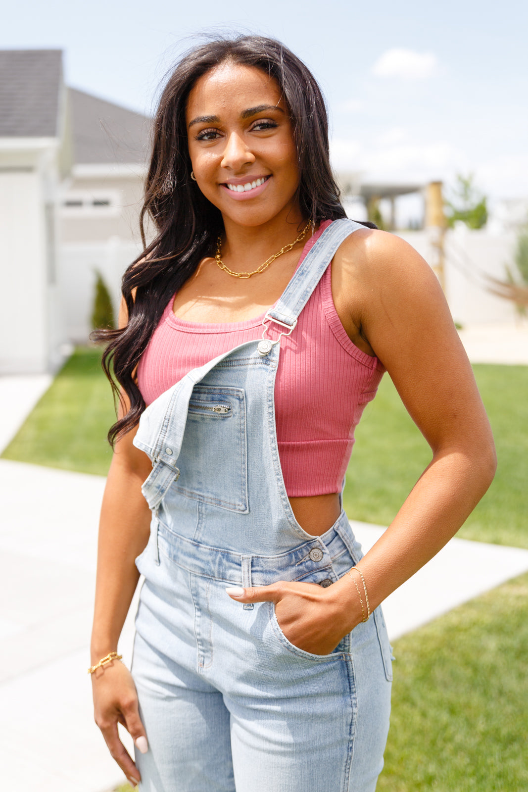 Cutie Pie Bralette Top in Mauve
