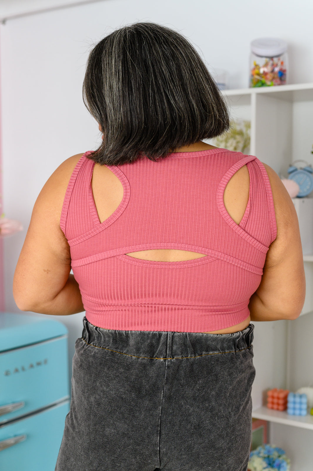 Cutie Pie Bralette Top in Mauve