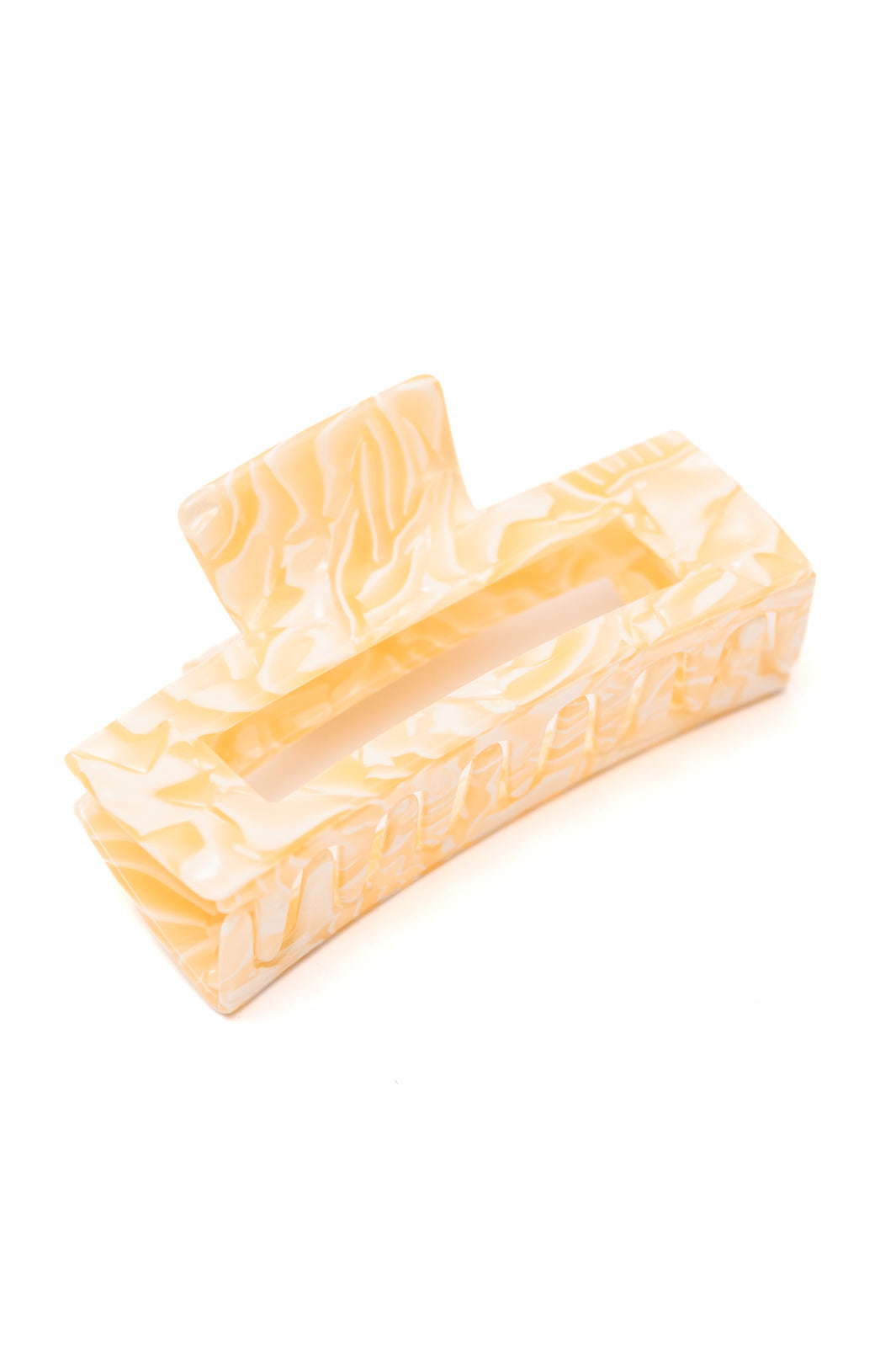 Large Marble Claw Hair Clip Set of 3