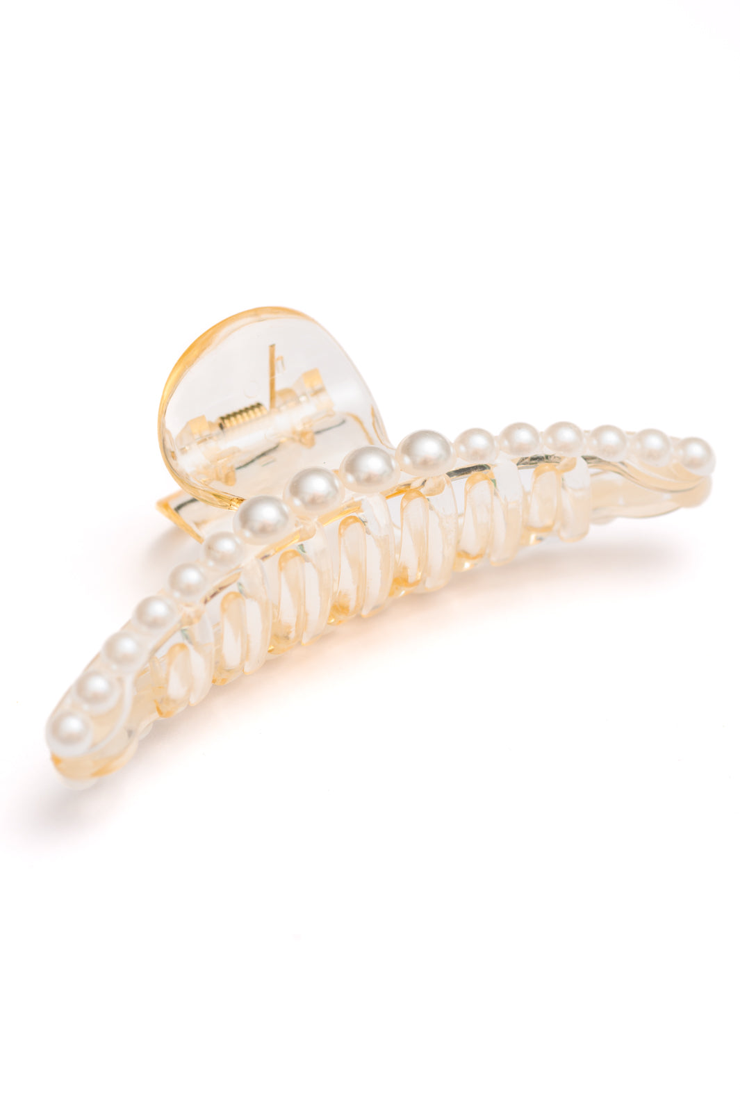 Pearl and Marble Hair Clip Set of 3